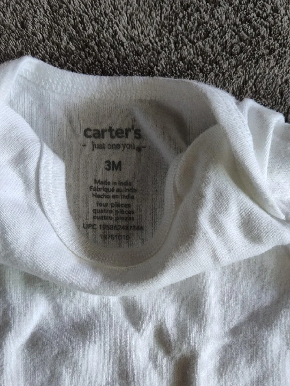 Lot of White Baby Onesies 0-3M